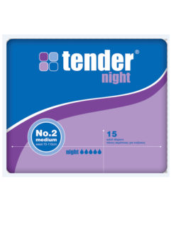 Tender Night Adult Diaper  Medium -15 Pcs